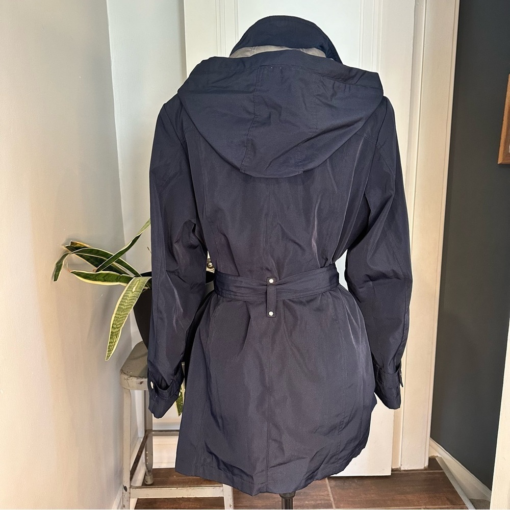 Croft and Barrow Rain Jacket, Size 1X navy - Picture 6 of 15